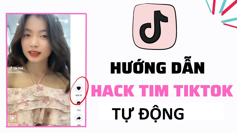 Hướng dẫn tăng tim video tiktok tự động