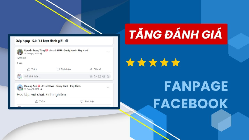  Hướng dẫn tăng đánh giá fanpage Facebook