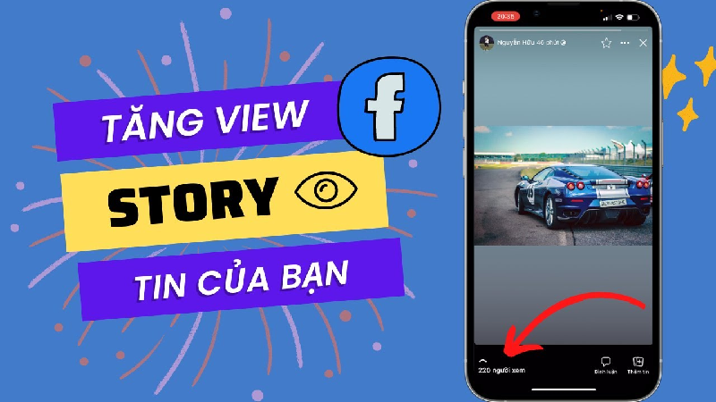 Hướng dẫn tăng lượt xem story fb